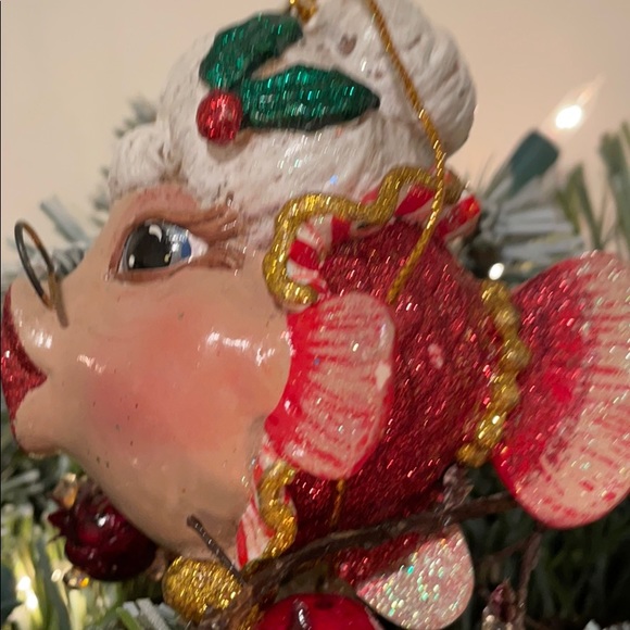 🎄Katherine’s Collection Kissing Fish Mr and Mrs. - Picture 7 of 8